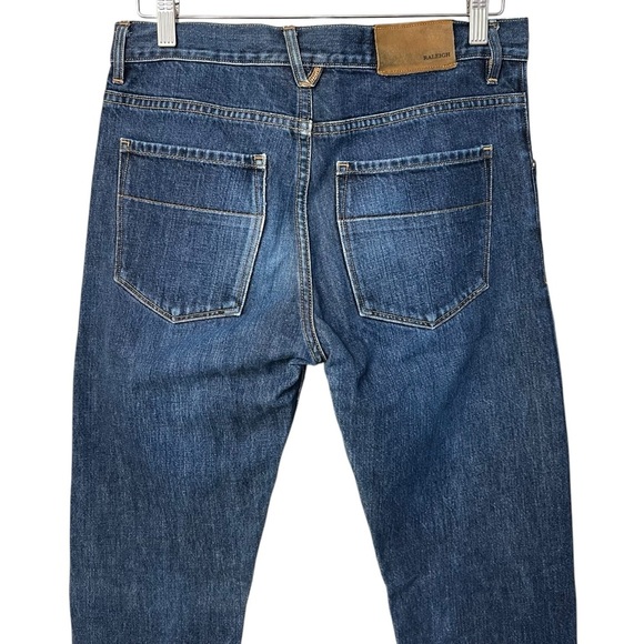 Raleigh Denim Jones Jeans Medium Dark Wash 31 Classic Casual USA Made Selvedge - Picture 4 of 8